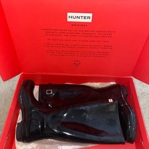 Gently used Hunter Boots